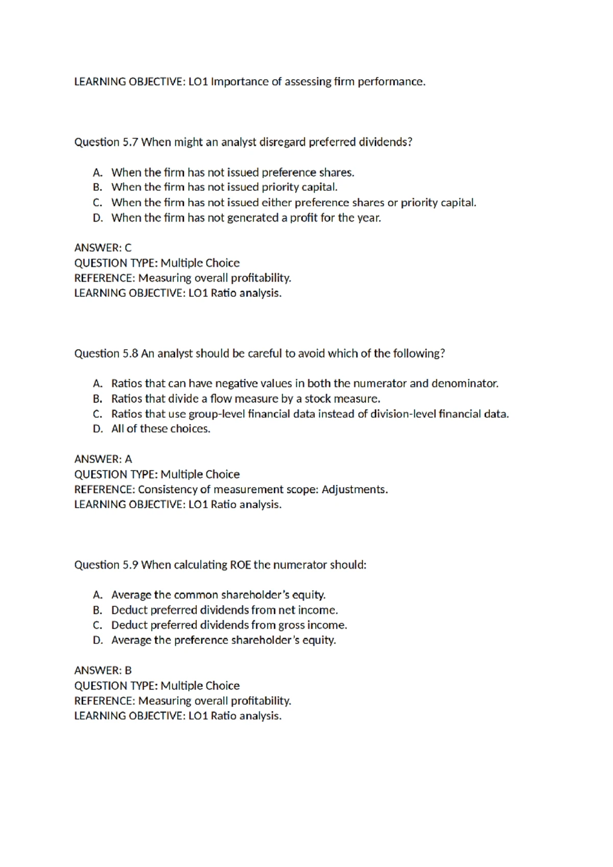 Test Questions with Answers - First Year English - Studocu