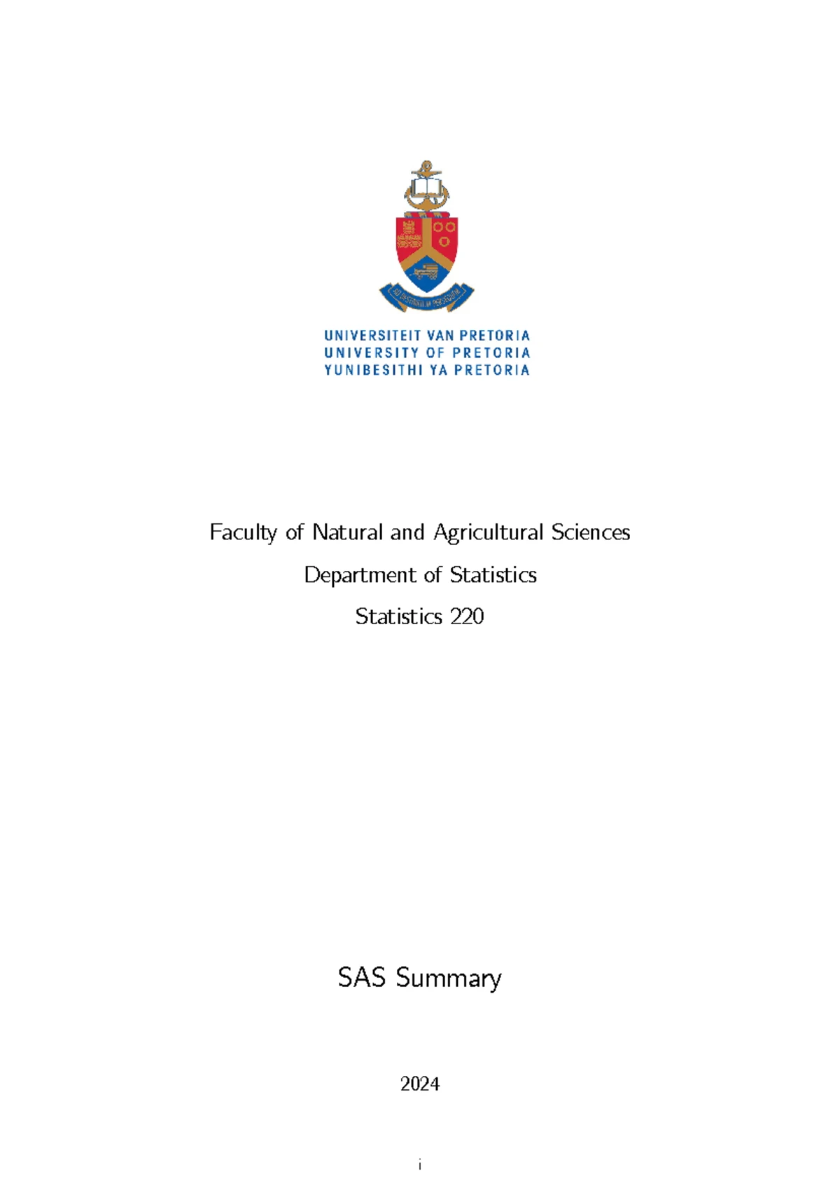 STK 220: Comprehensive Study Guide for 2025 - Studocu