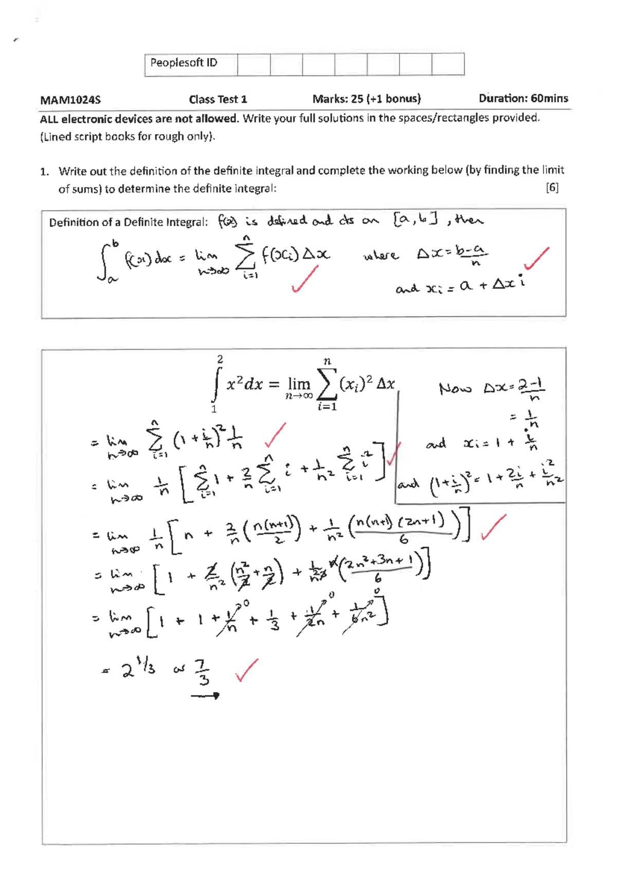 MAM1024S 2025 Class Test 1 Solutions and Detailed Explanations - Studocu
