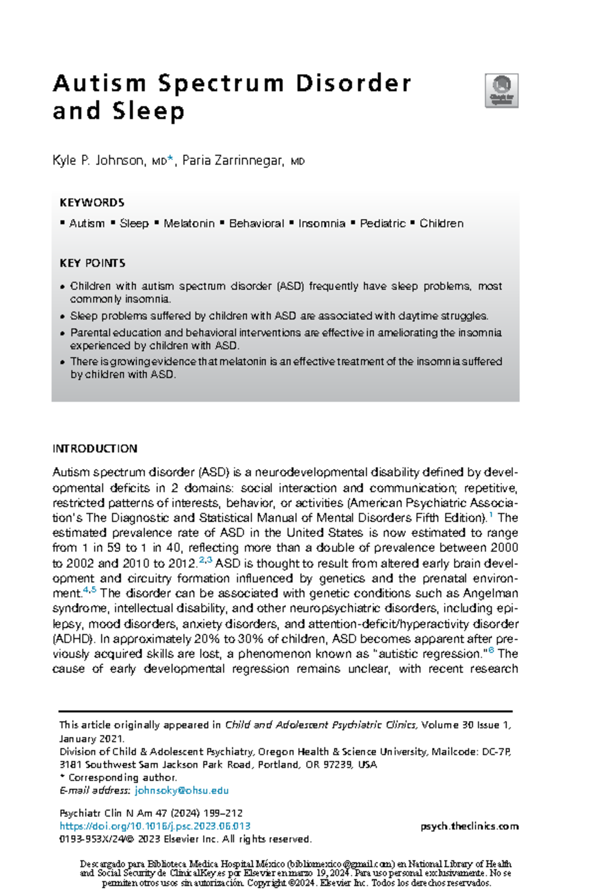 Autism Spectrum Disorder (ASD) and Sleep: Insights and Interventions ...