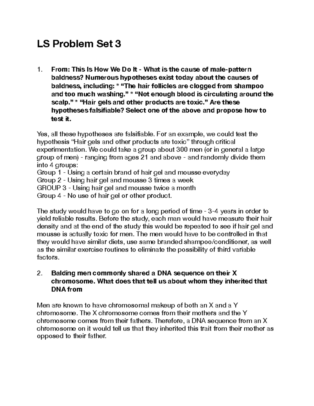 LS Problem Set 3: Exploring Genetics, Traits, and Heritability Factors ...