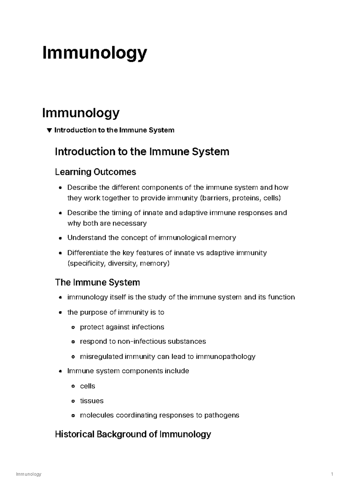 Immunology 101: Introduction to the immune system and its functions ...