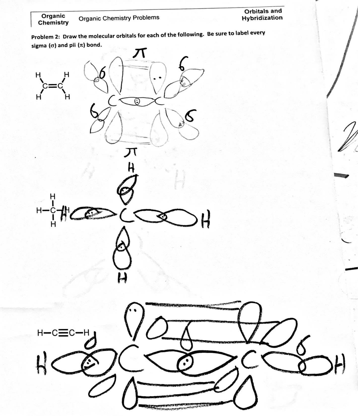 Orbitals and hybridization 2 - CHM1045 - Orbitals and Organic Organic ...