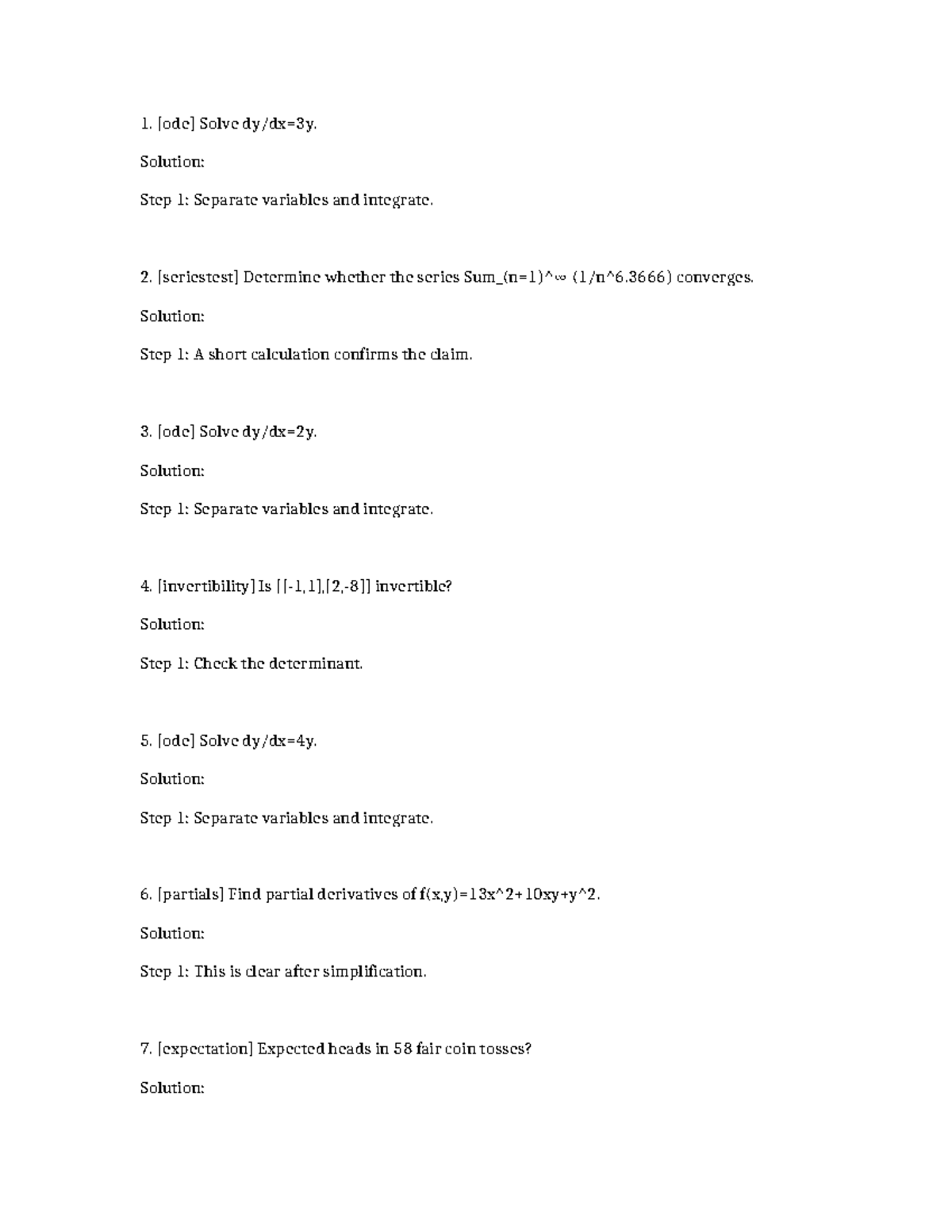 Math 2575 & 2604: Solutions to Key Problems and Concepts - Studocu