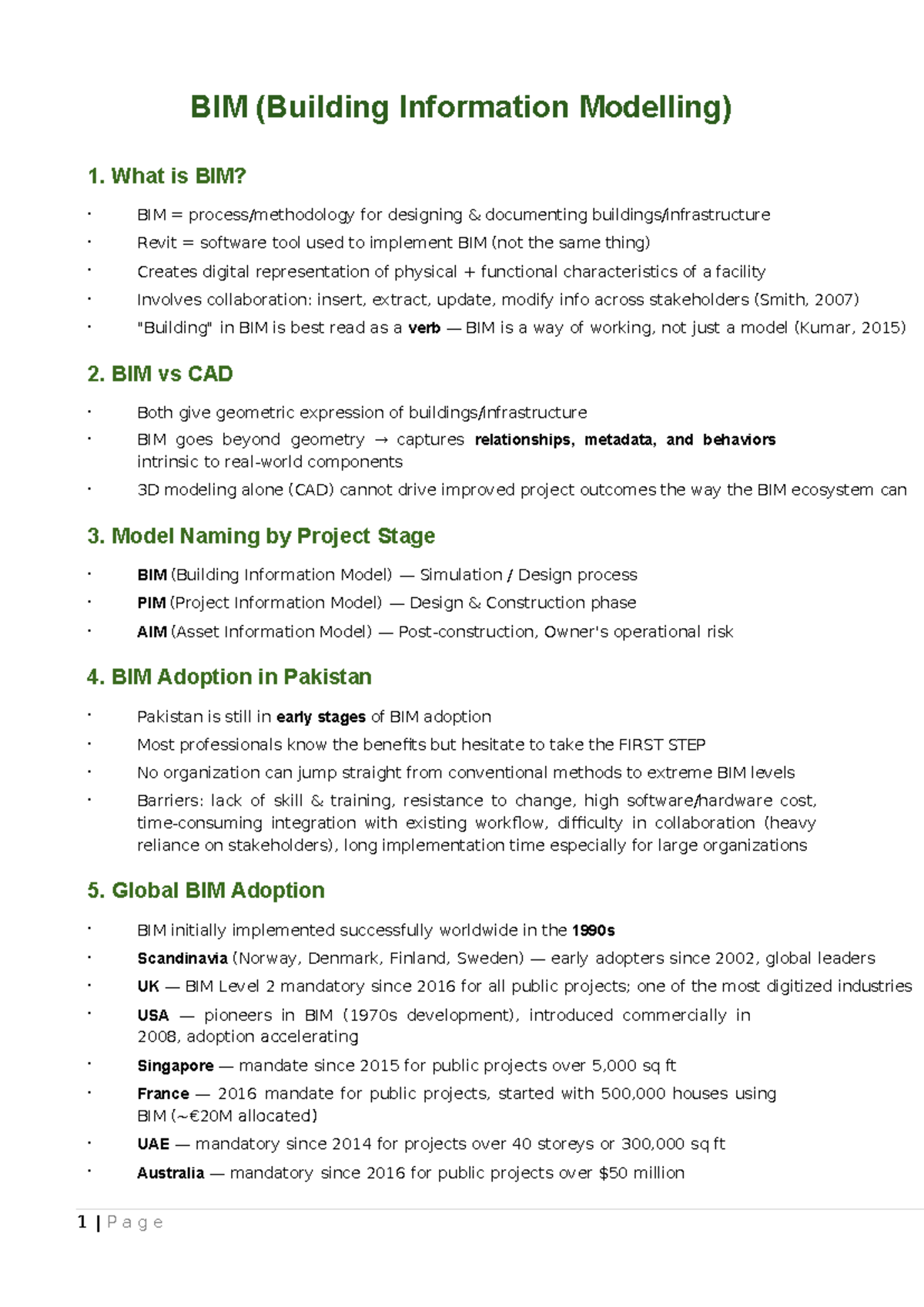 BIM 101: Understanding Building Information Modeling Concepts and ...