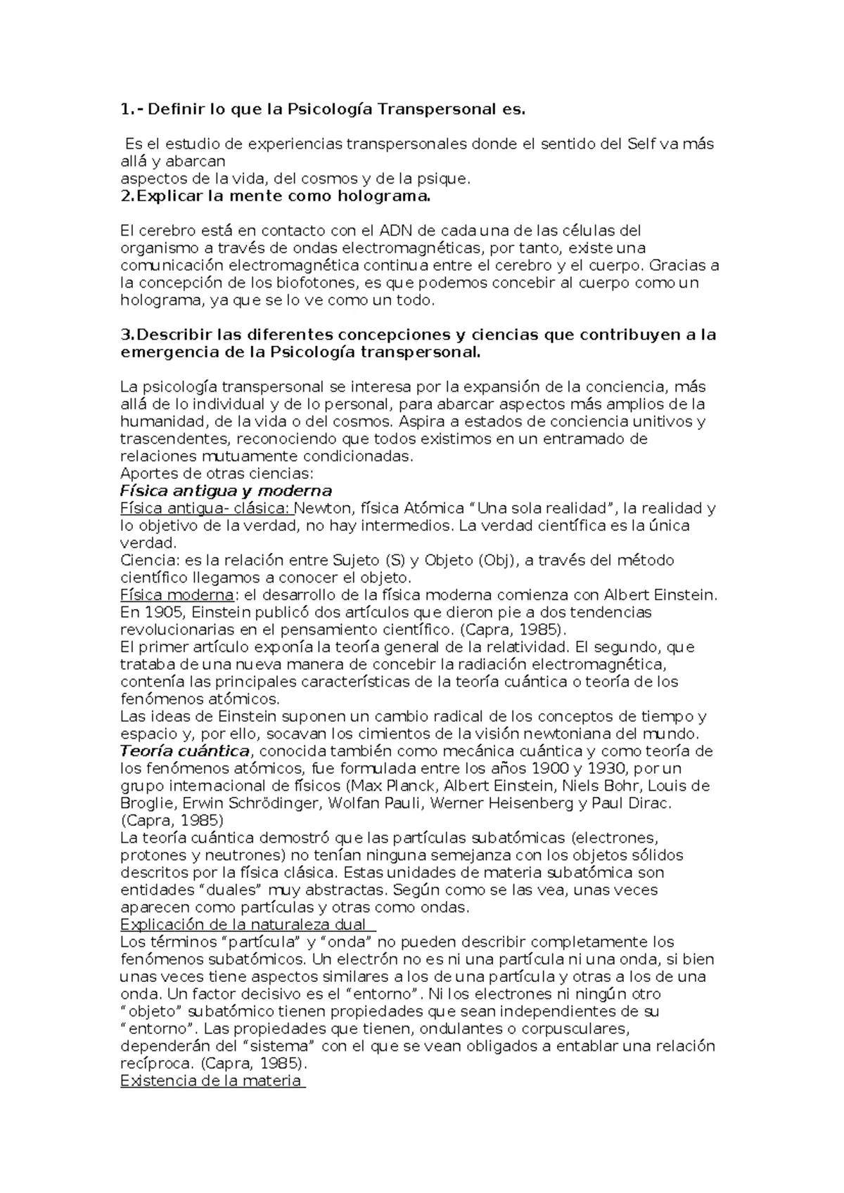 Preguntas Primer Examen Teorías y Sistemas II - TEOR 2 - Studocu