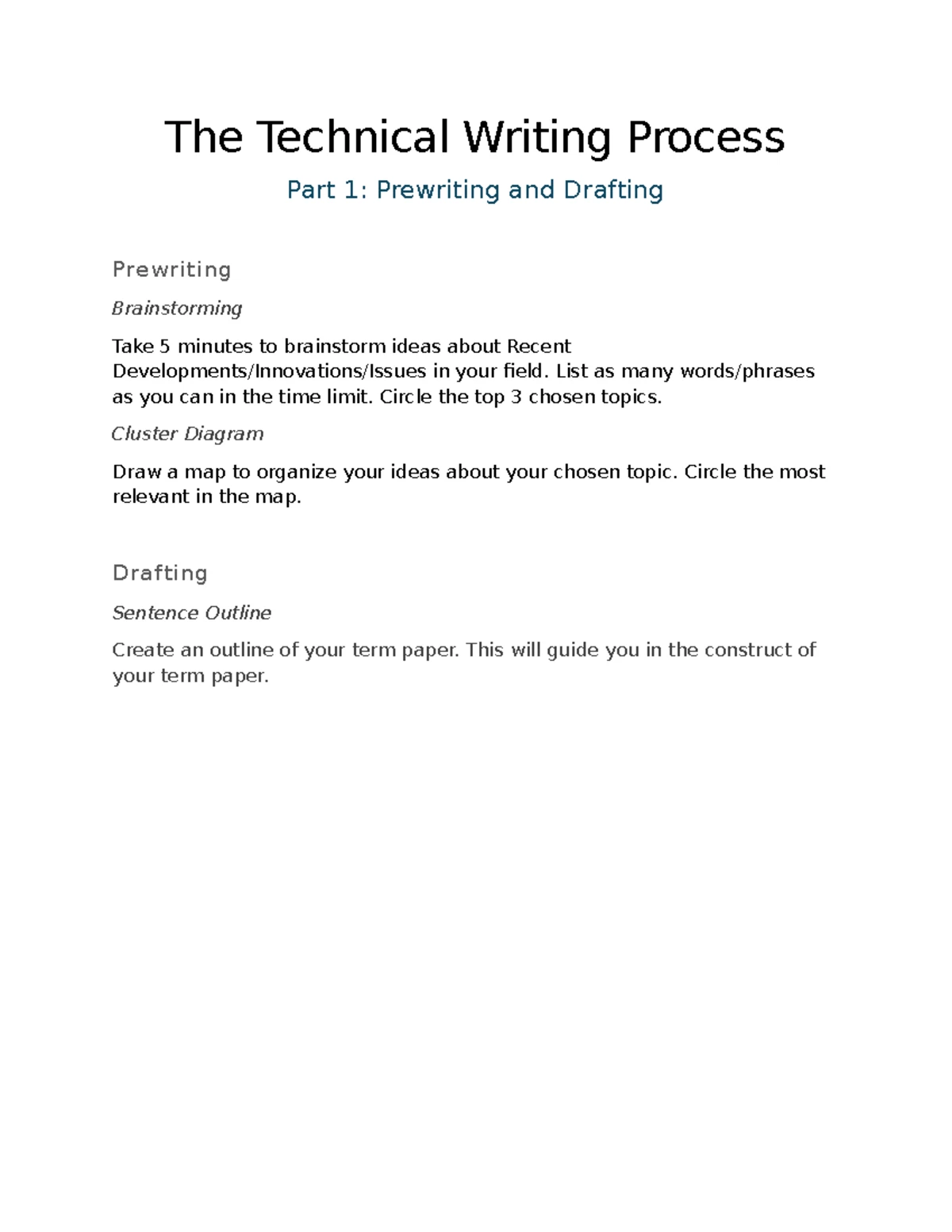 Integrated Course Notes: Instructional Materials & Evaluation (DLL ...