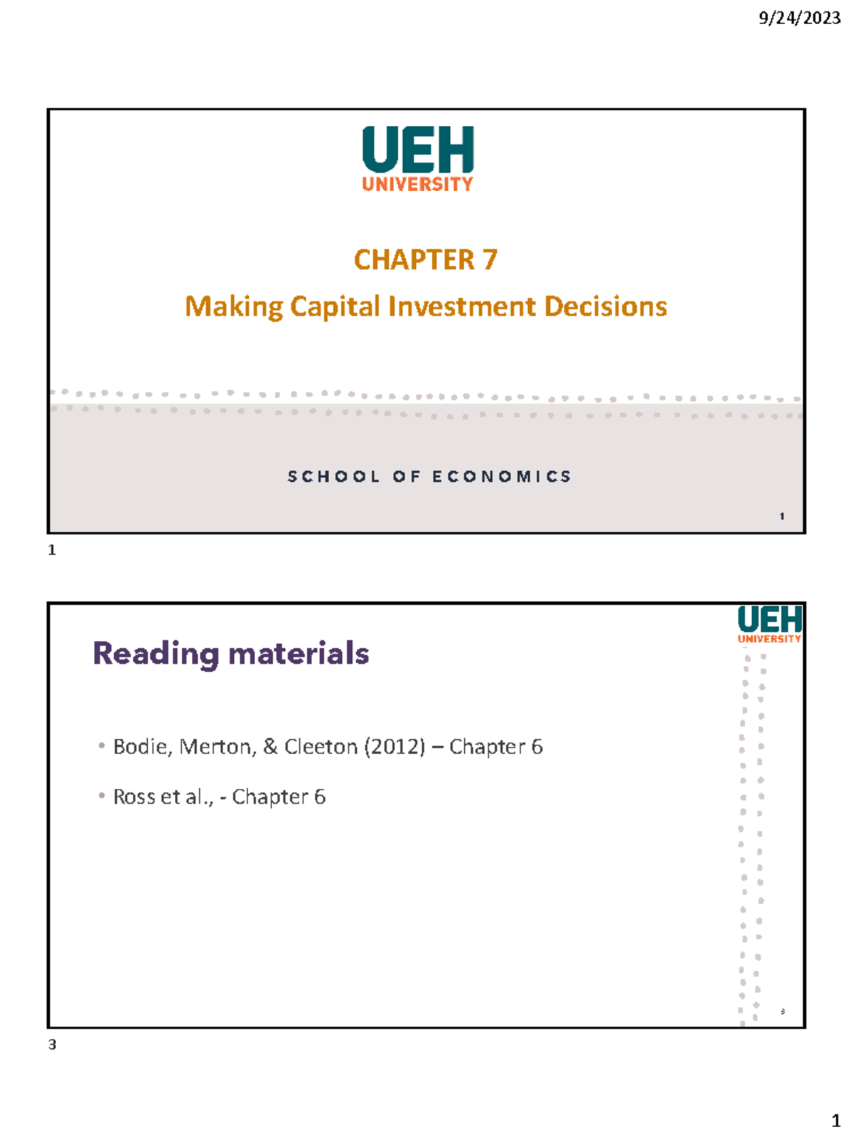 Chapter 7 - Making Capital Investment Decisions and Their Implications ...