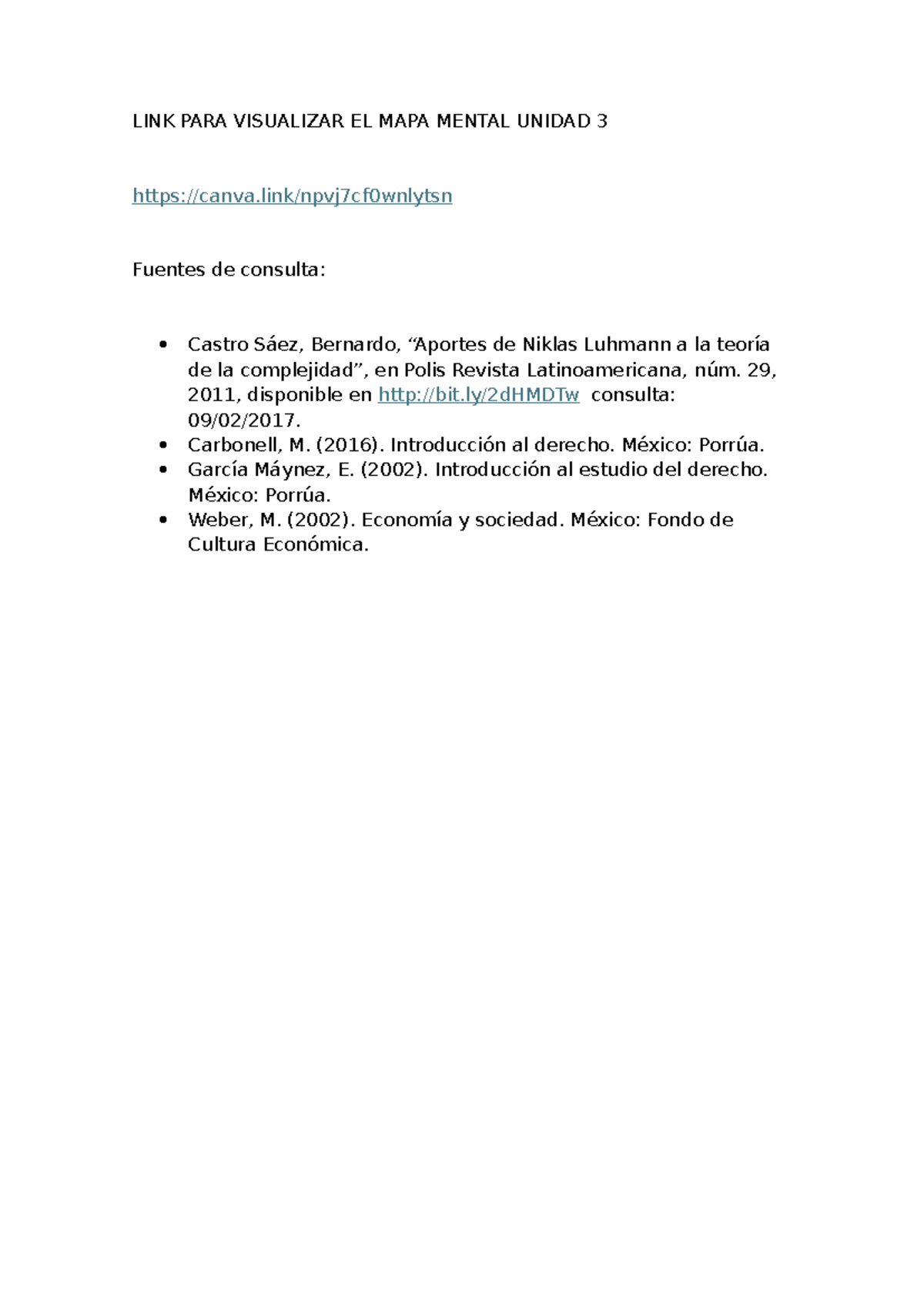Vargasa a1 u3 SD - nada - LINK PARA VISUALIZAR EL MAPA MENTAL UNIDAD 3 ...