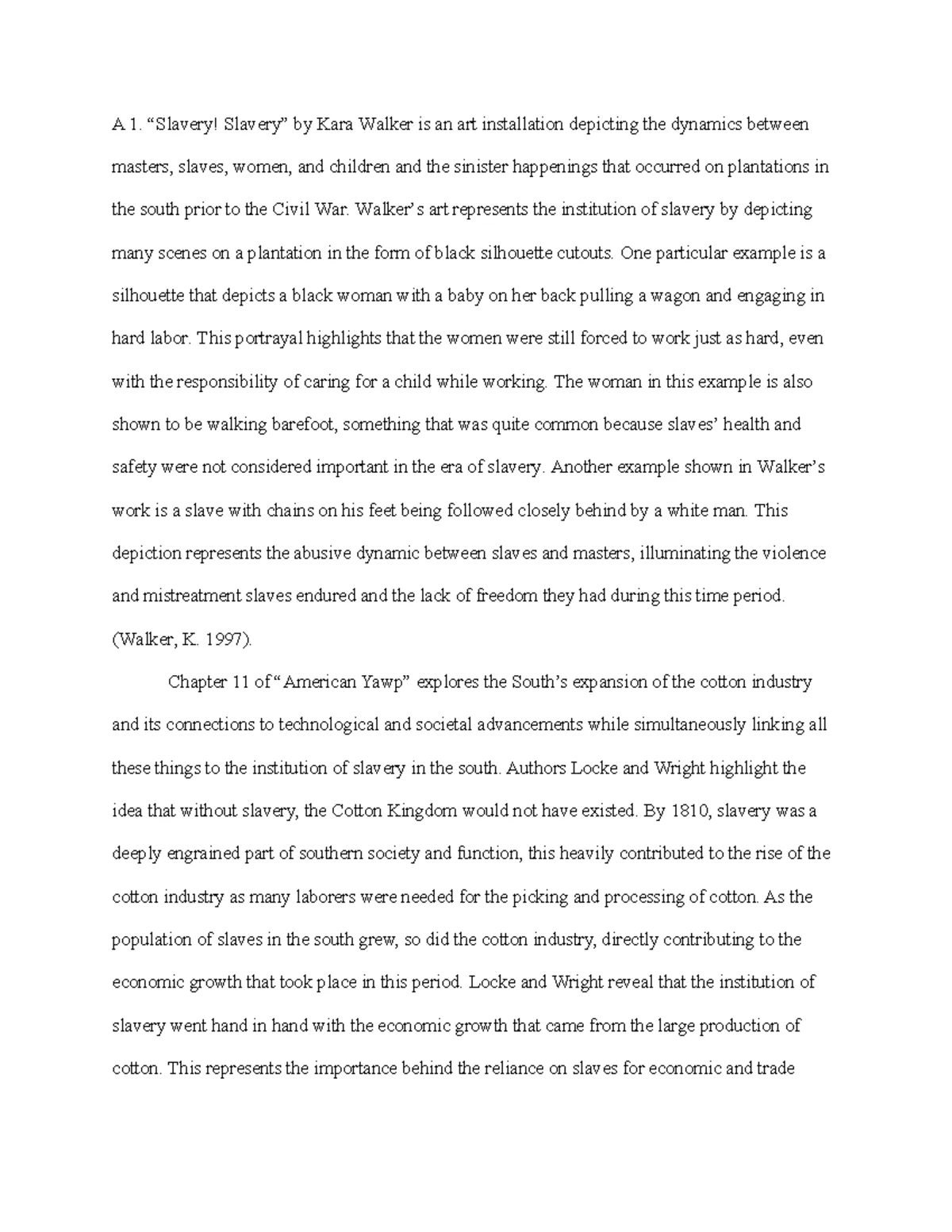 D267 T1 - Task 1 - Leo Zhang US History: Stories of American