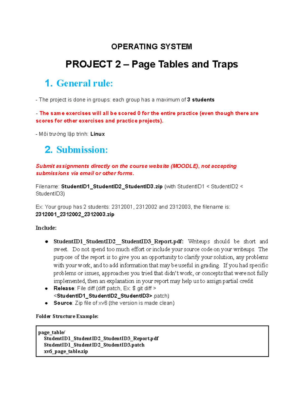 CQ LAB2 - Page Tables and Traps Project Guidelines - Studocu