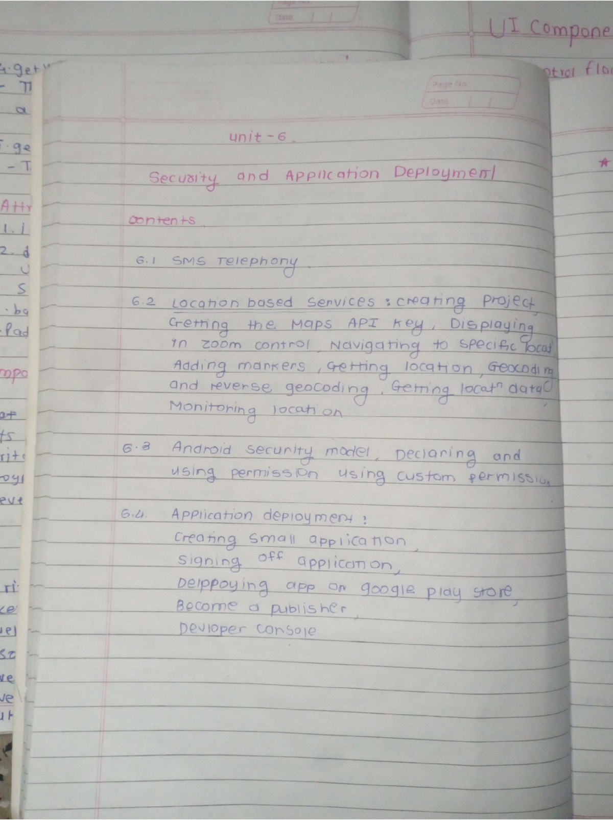 Unit 06: MAD - Comprehensive Study Notes and Key Concepts - Studocu