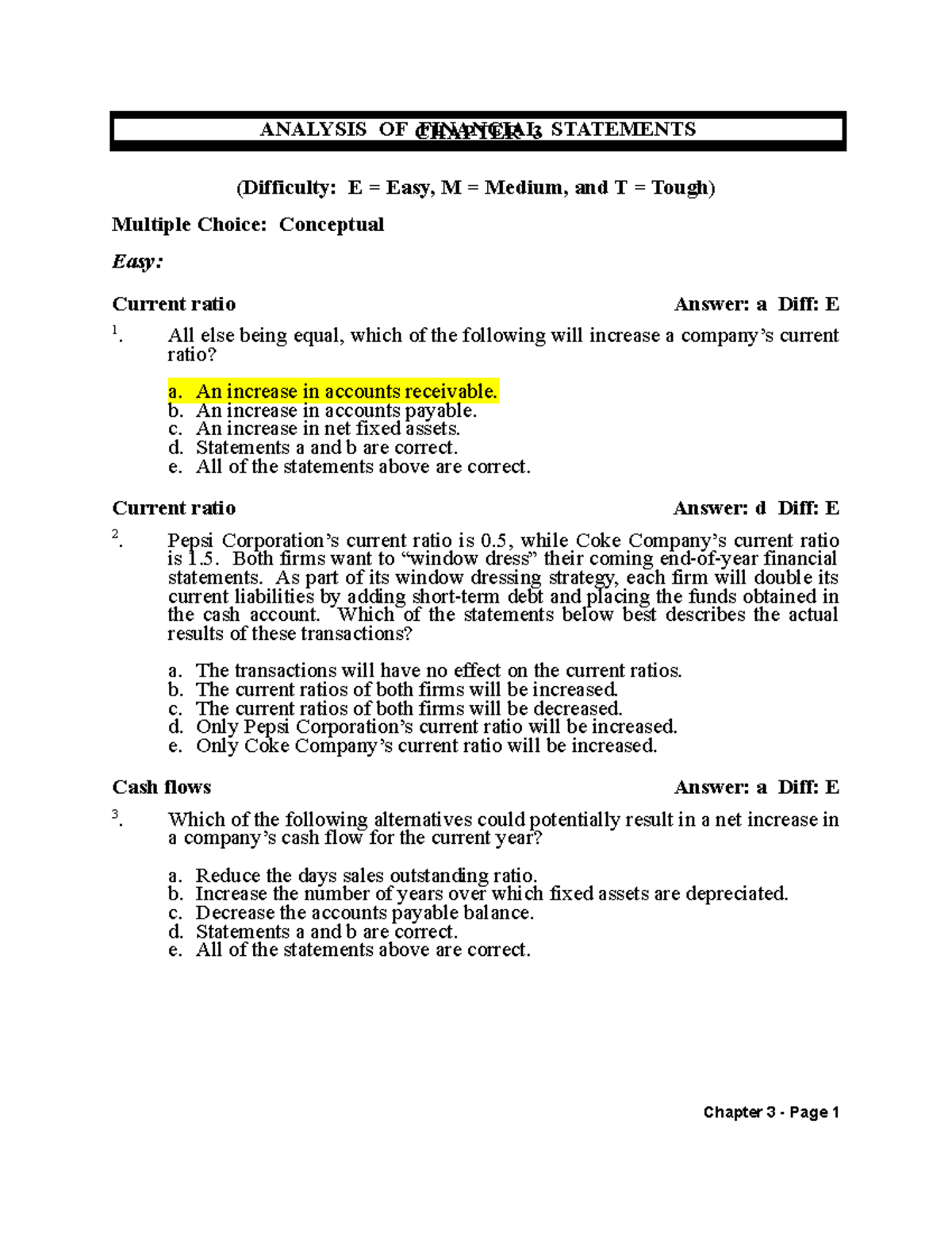 CFA 2025 Level I - Schweser QuickSheet Summary and Key Concepts