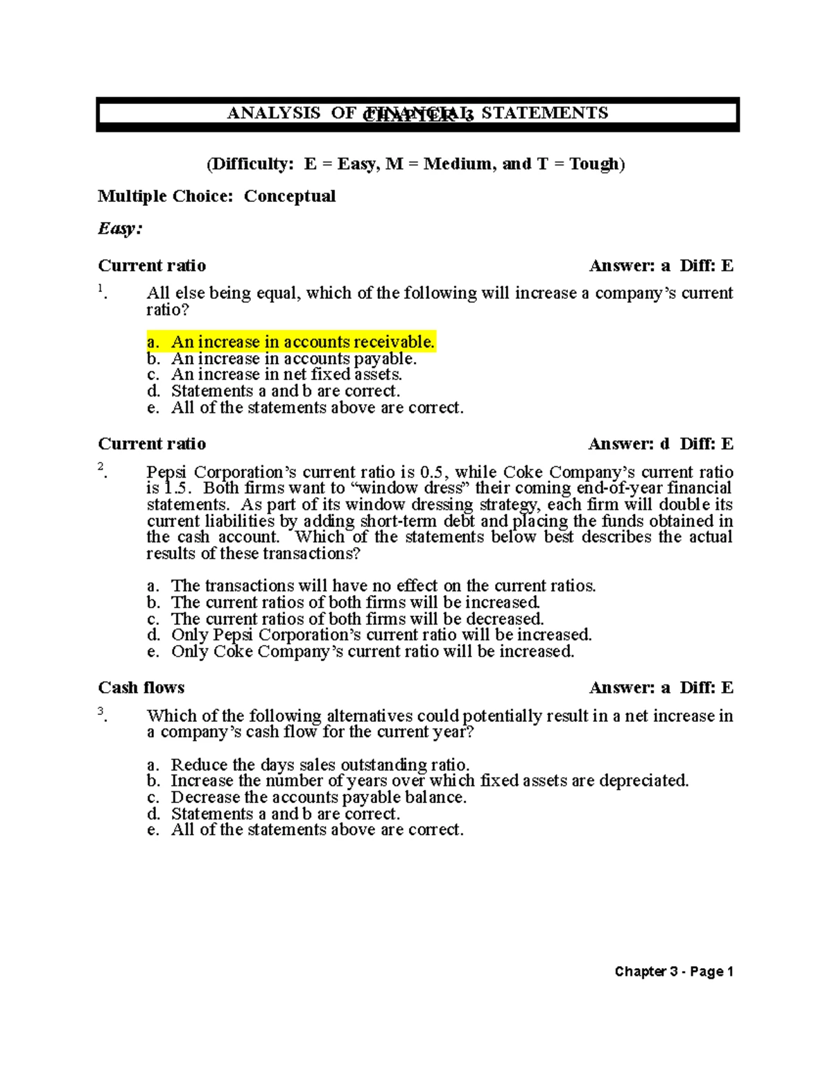 CFA 2025 Level I - Schweser QuickSheet Summary and Key Concepts