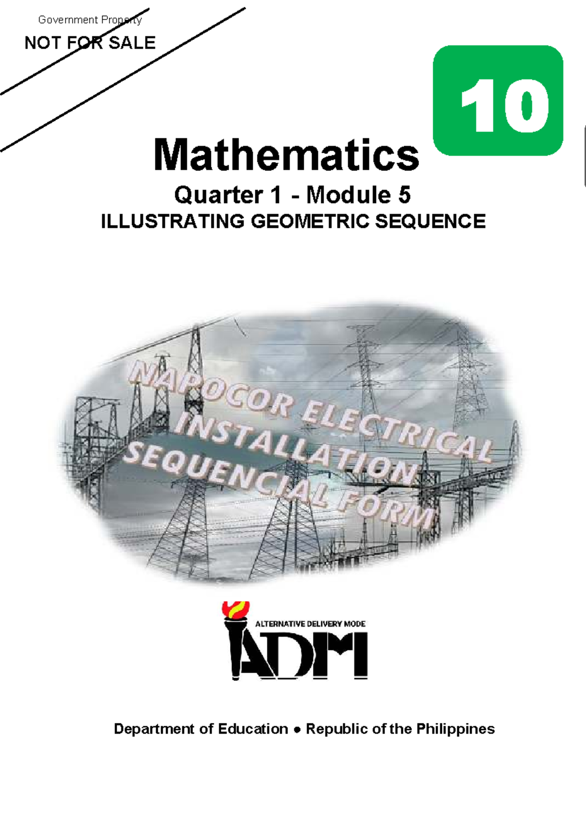 Math 10 Q1 Mod 5: Illustrating Geometric Sequence Notes - Studocu