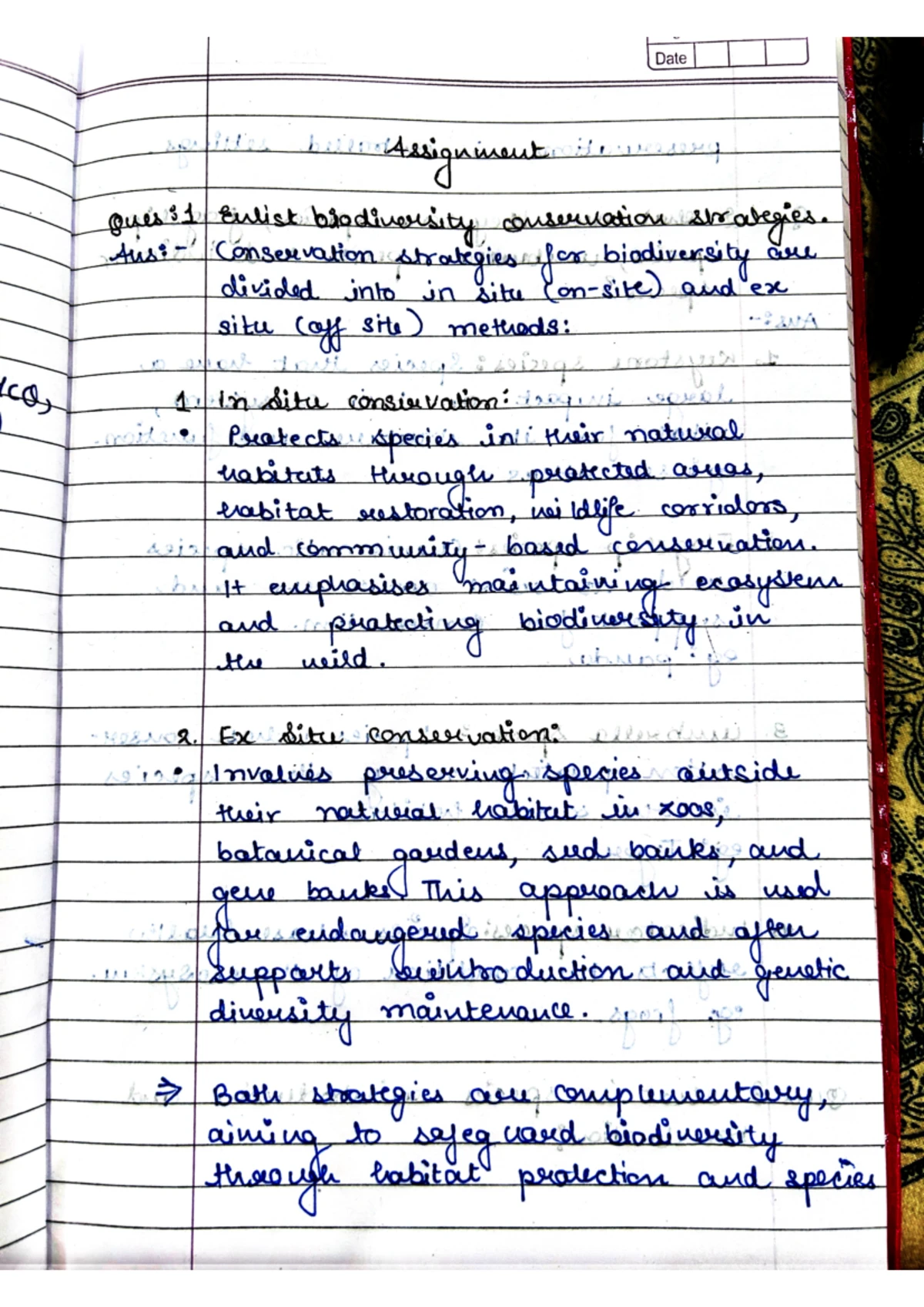 EVS - Notes on evs - ( M ) L 9 MAR 2023 question paper contains 4 ...