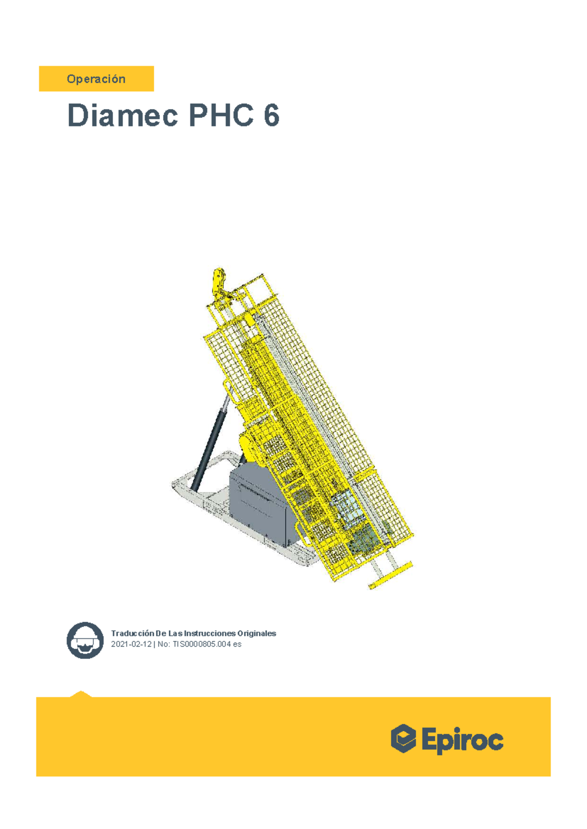 Manual de Mecanicos Sondaje: Operación Diamec PHC 6 - Document Preview
