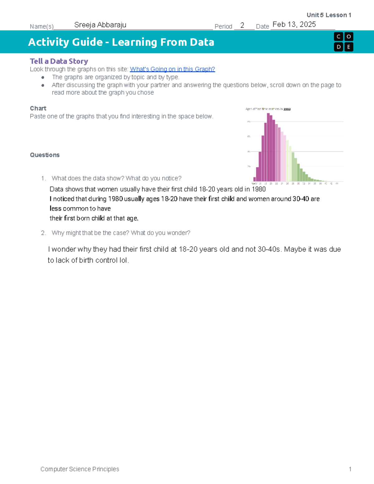 Kami Export - Unit 5 Lesson 1 Activity Guide - Unit 5 Lesson 1 - Studocu