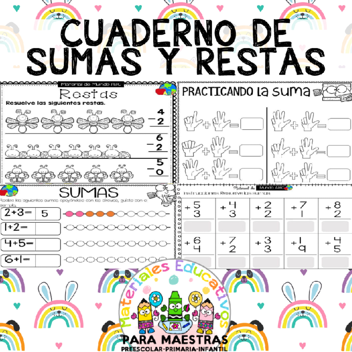 Práctica de Sumas y Restas - Material Educativo para Maestras - Studocu