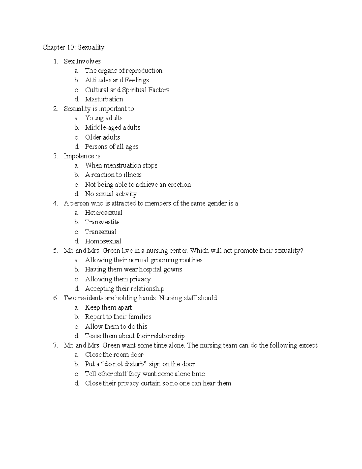 Nurse Aid Exam 2 Study Guide: Key Concepts in Patient Care and Safety ...