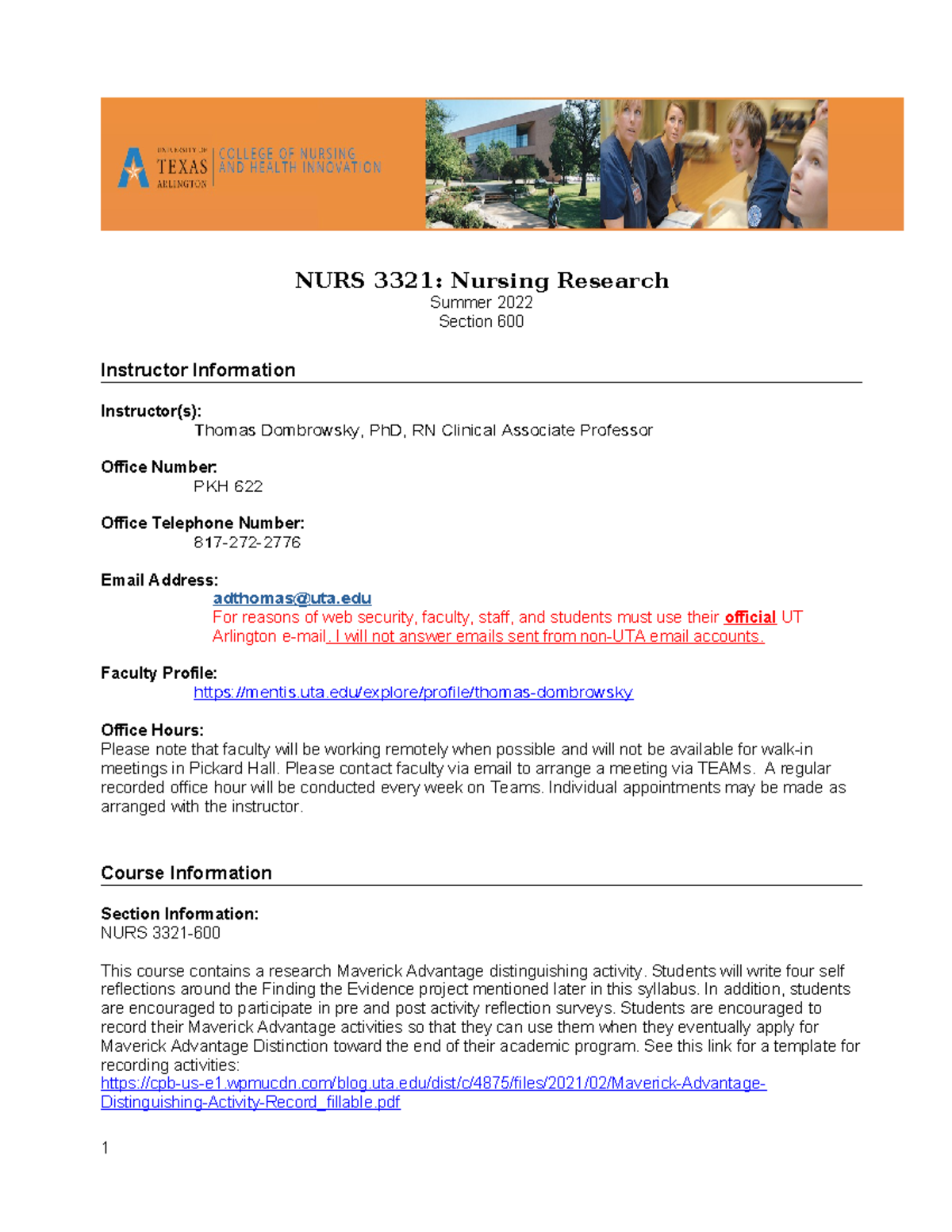 NURS 3321: Nursing Research Syllabus - Summer 2022, Section 600 - Studocu
