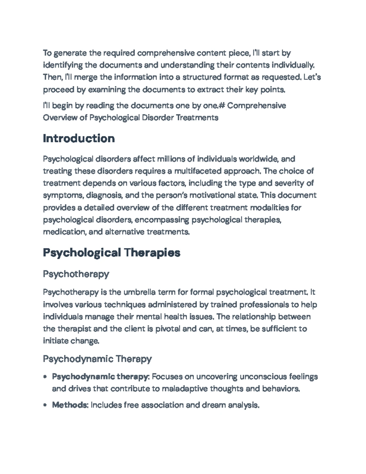 Comprehensive Guide to Psychological Disorders (PSY 101) - Studocu