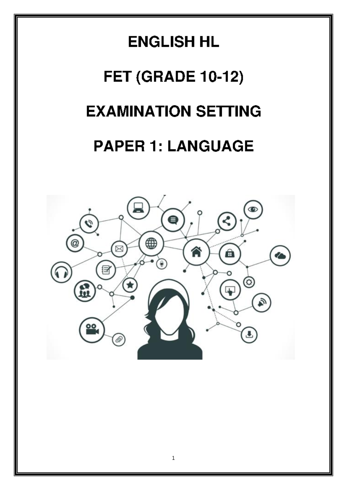 ENGLISH HL FET: Paper 1 Workshop Guide and Cognitive Analysis Tips ...