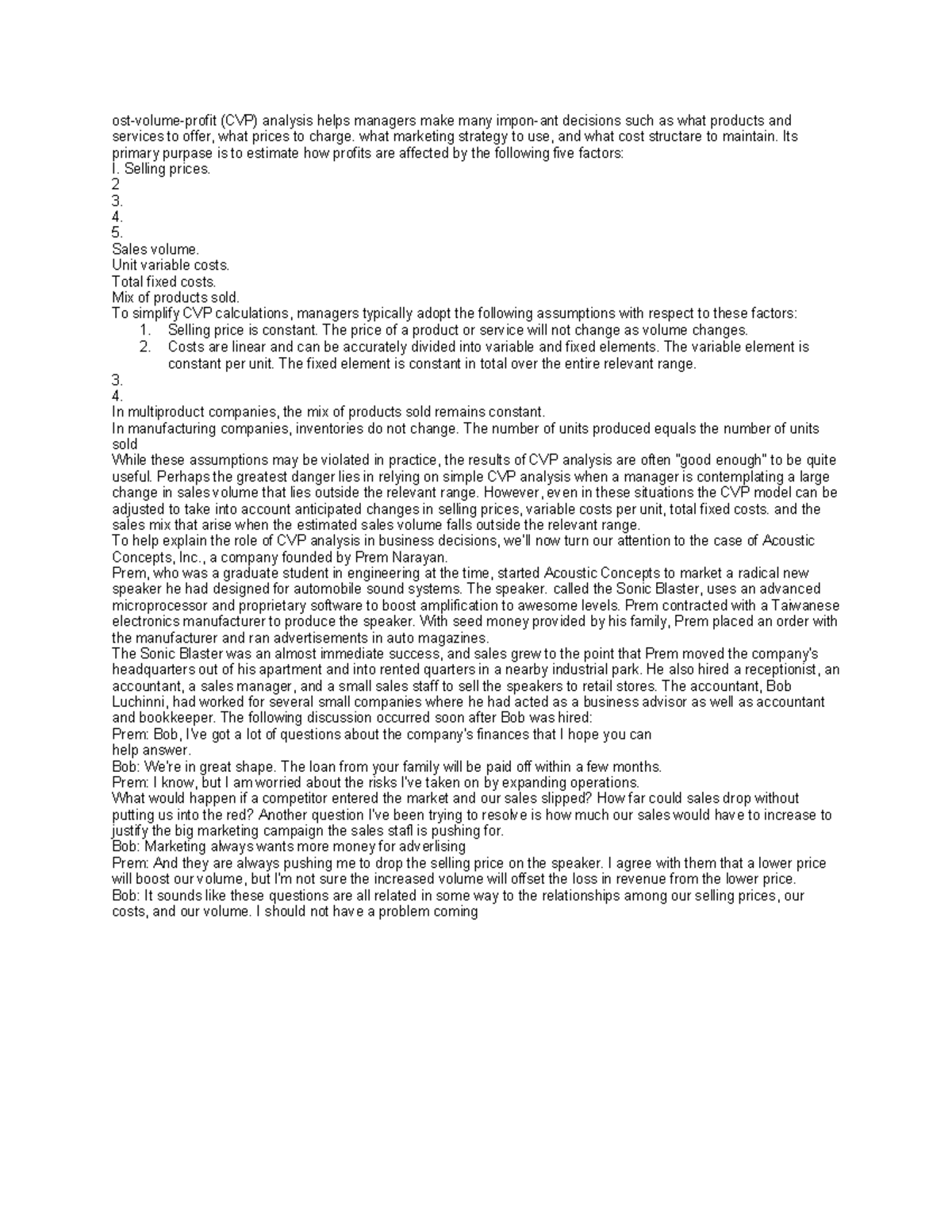 CVP Analysis: Understanding Profit Impact on Business Decisions (CVP ...