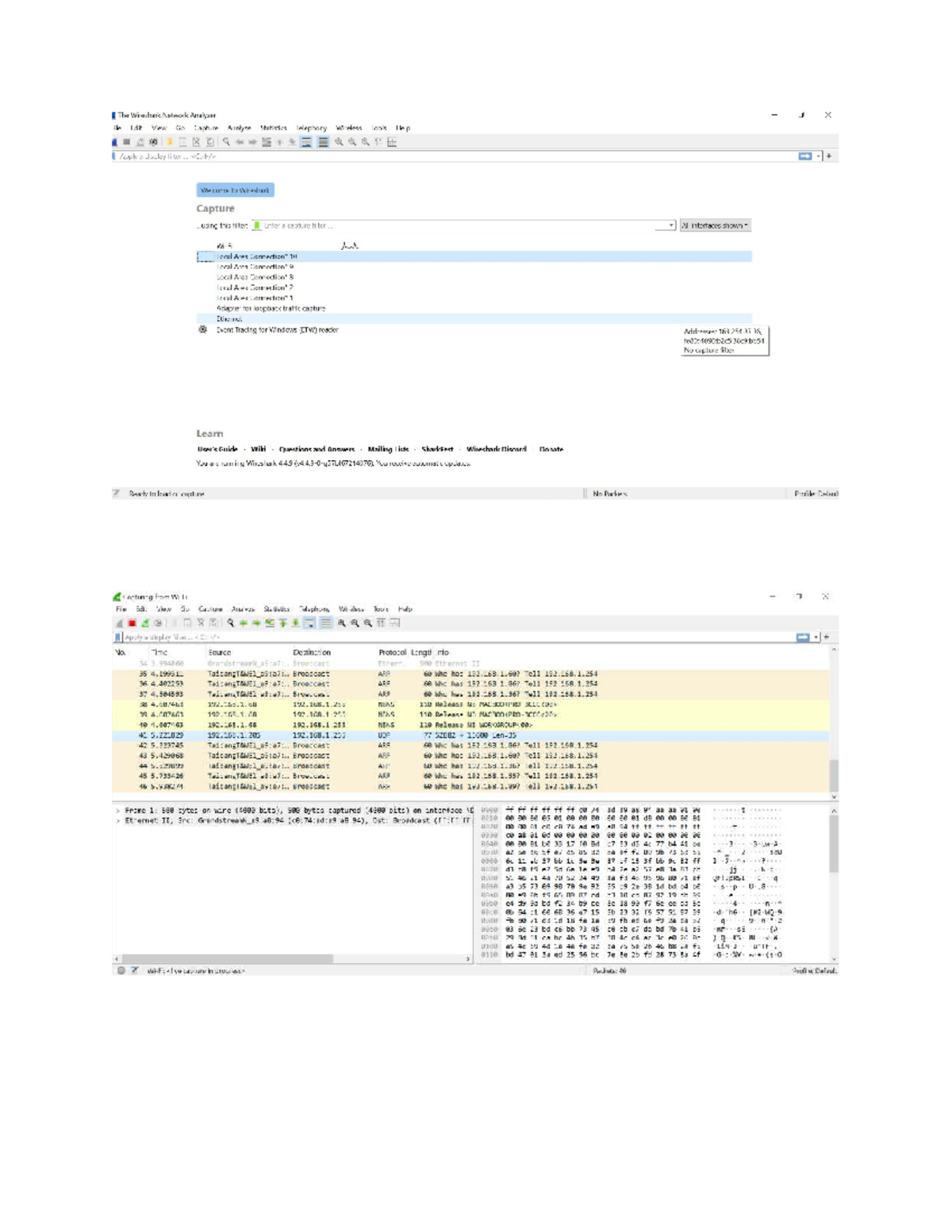 Wireshark 4.4.9 Capture Analysis - Advanced Networking Assignment - Studocu
