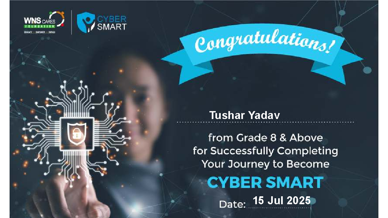 Tushar Yadav - Cyber Smart - Operating system - WNS CARES CYBER ...