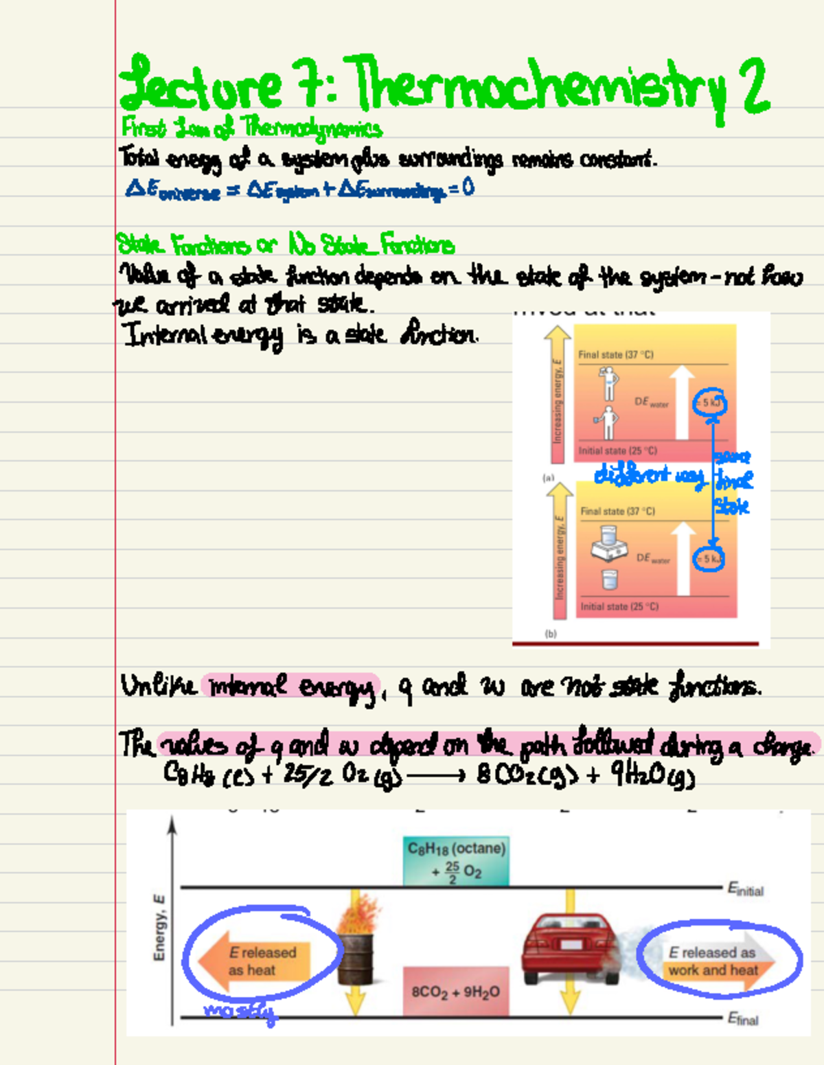 Lecture 7: Advanced Thermochemistry Concepts and Applications - Studocu