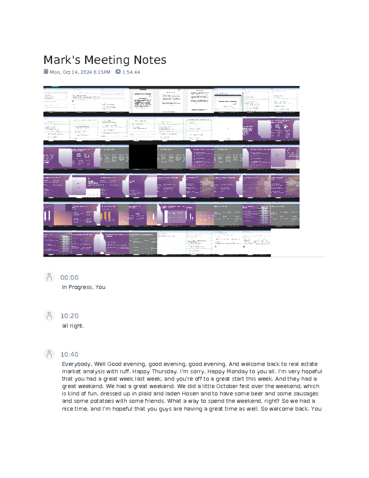 REMA - FAll 2024 - Class #4 transcript - Mark's Meeting Notes Mon, Oct ...