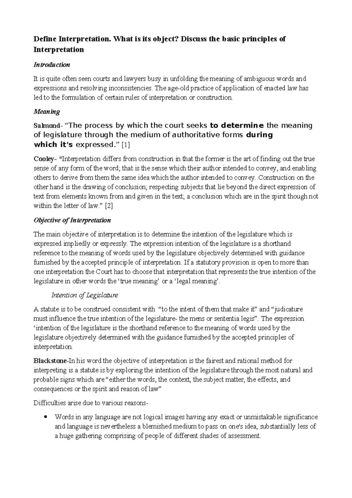 Application of Principle of Evidence - law of Evidence - Studocu