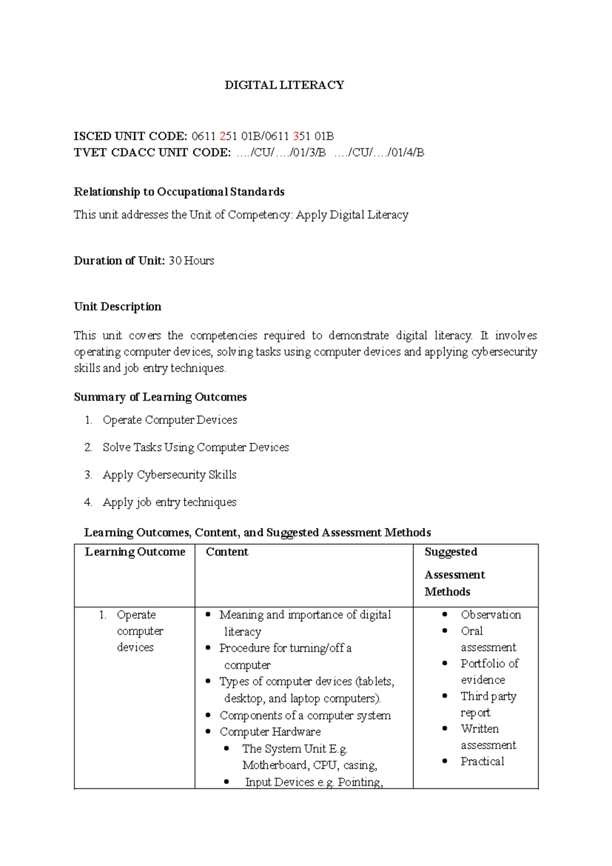 OS - DIGITAL LITERACY AND COMMUNICATION SKILLS FOR CBET COURSES - Studocu