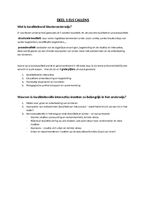 Kinderen in interactie - Inleiding: Inter actie X3: Def: interactie ...