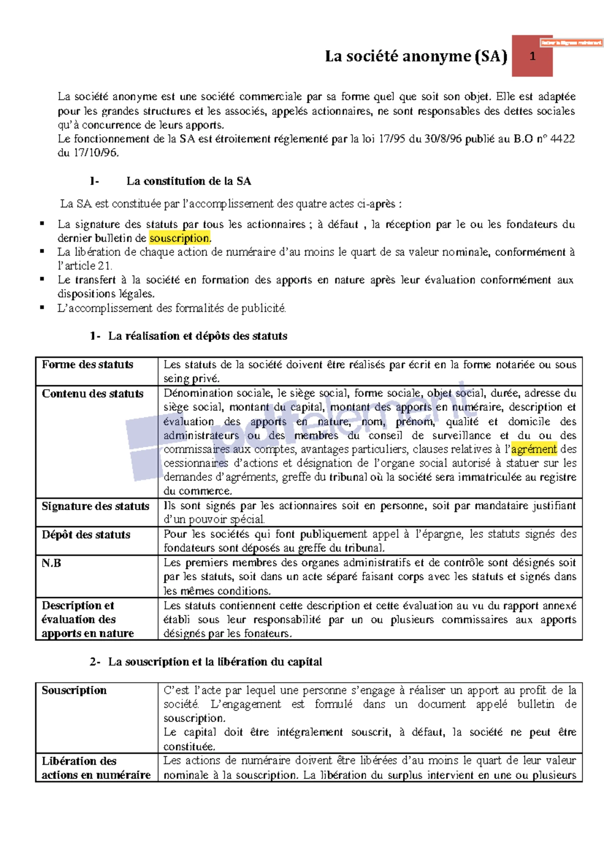 Étude de cas en Droit Civil (DOC MAROC) : Analyse de litiges ...
