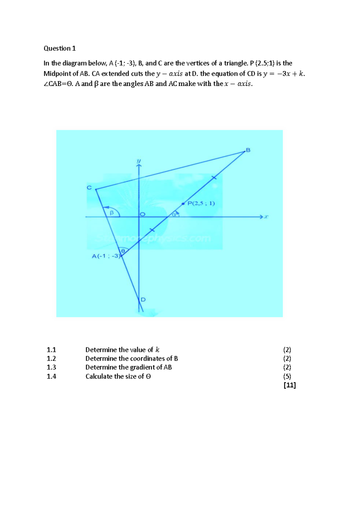 Grade 12 Assignment 2026: Triangle and Circle Geometry Problems - Studocu
