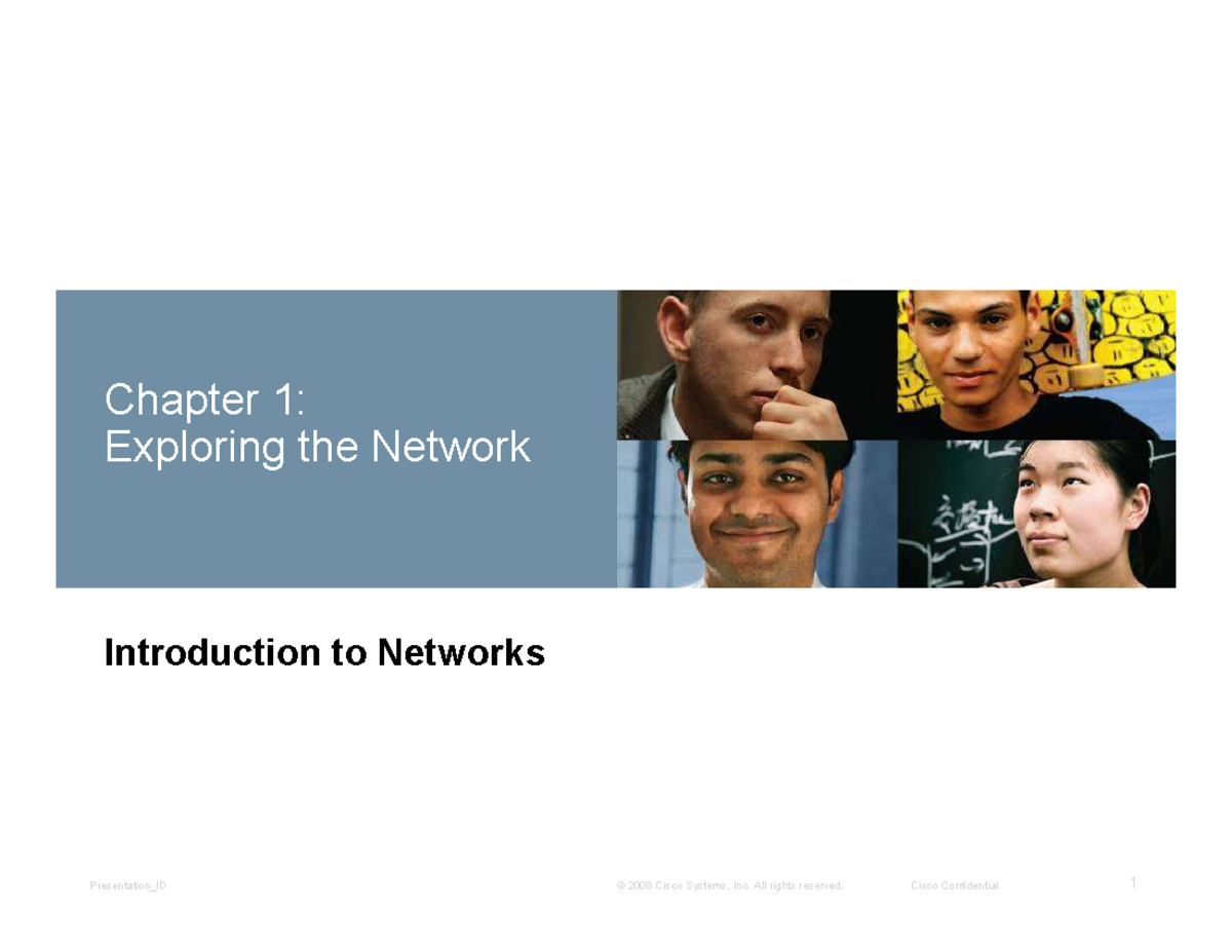 Chapter 1: Exploring the Network - Introduction to Networks - Studocu