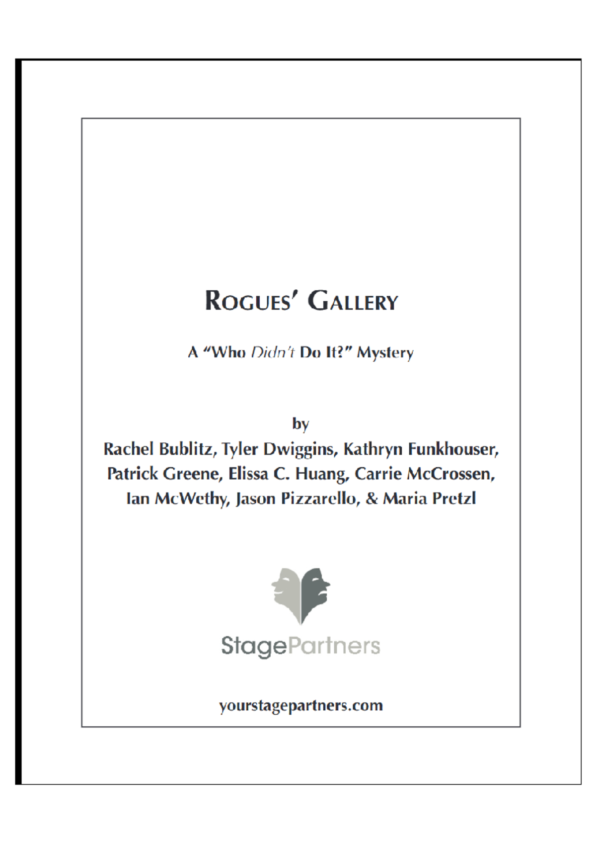 Rogue's Gallery (Final Exam) - Full Script Analysis and Insights - Studocu