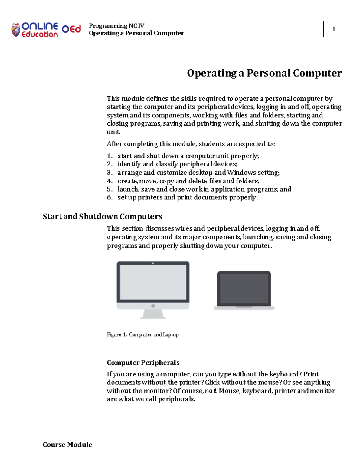 Week 013-014 -Module Applying Quality Standards 2 - Programming NC IV ...