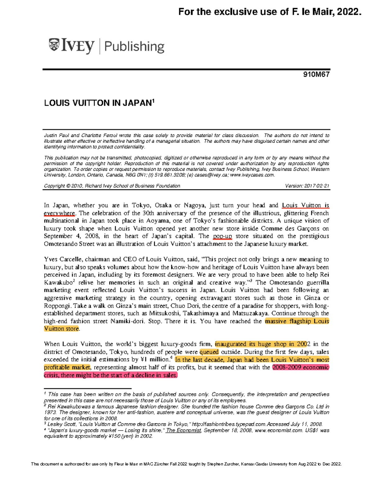 910M67 Louis Vuitton in Japan: A Case Study on Luxury Market Dynamics ...