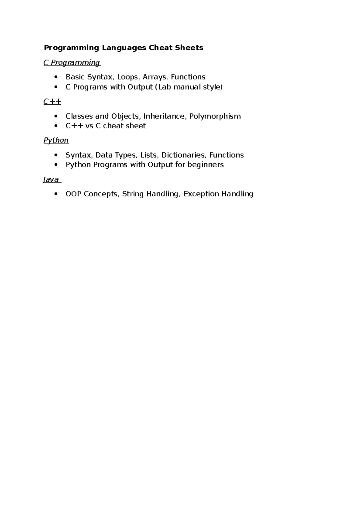 Document - Complementary computer science - Computer Science ...