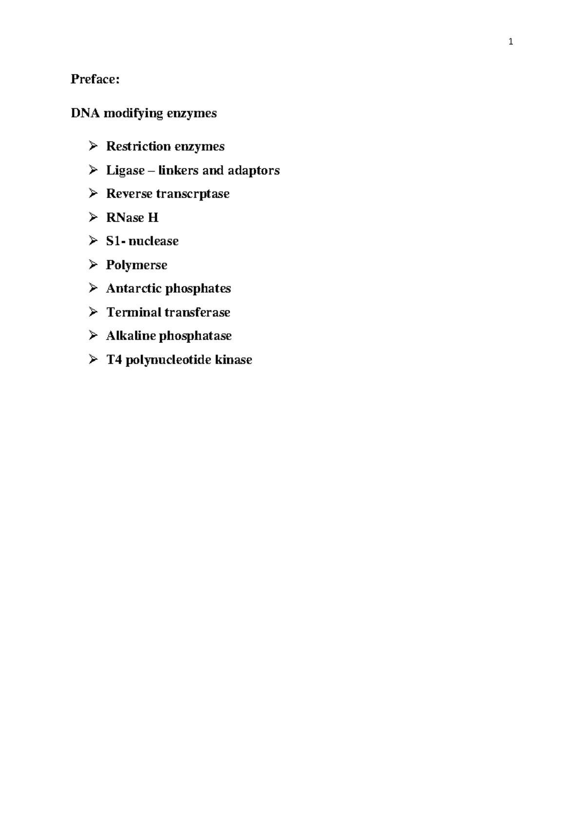 DNA Modifying Enzymes (Lecture Notes): Key Insights and Functions - Studocu