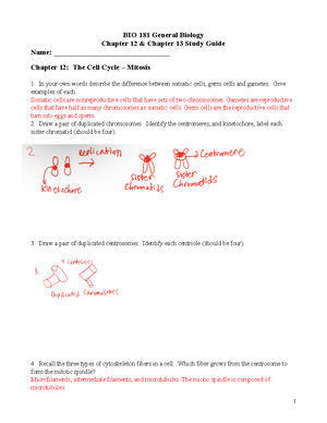 Chapter 18 study guide: Regulation of gene expression F24 - Studocu