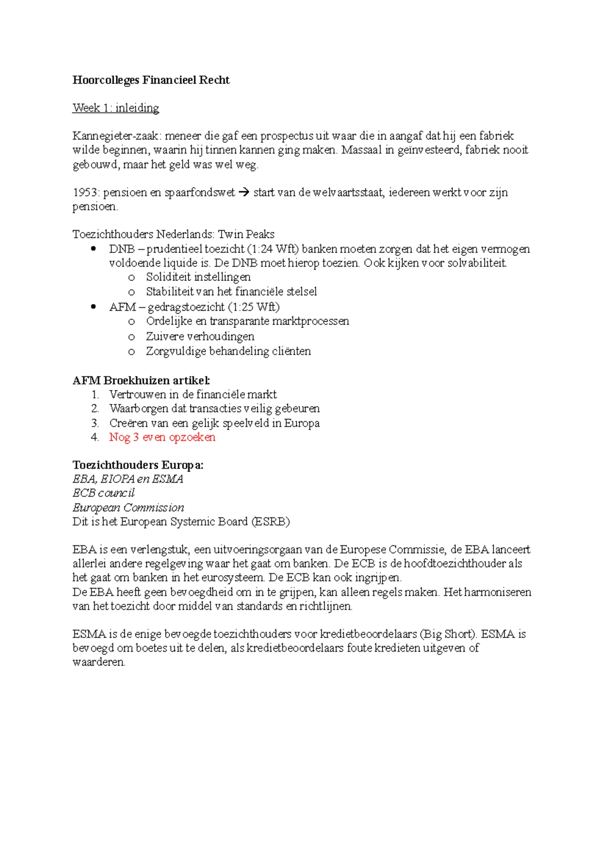 Week 7 Crypto: Samenvatting van MiCAR en Toezicht op Blockchain -  Studeersnel