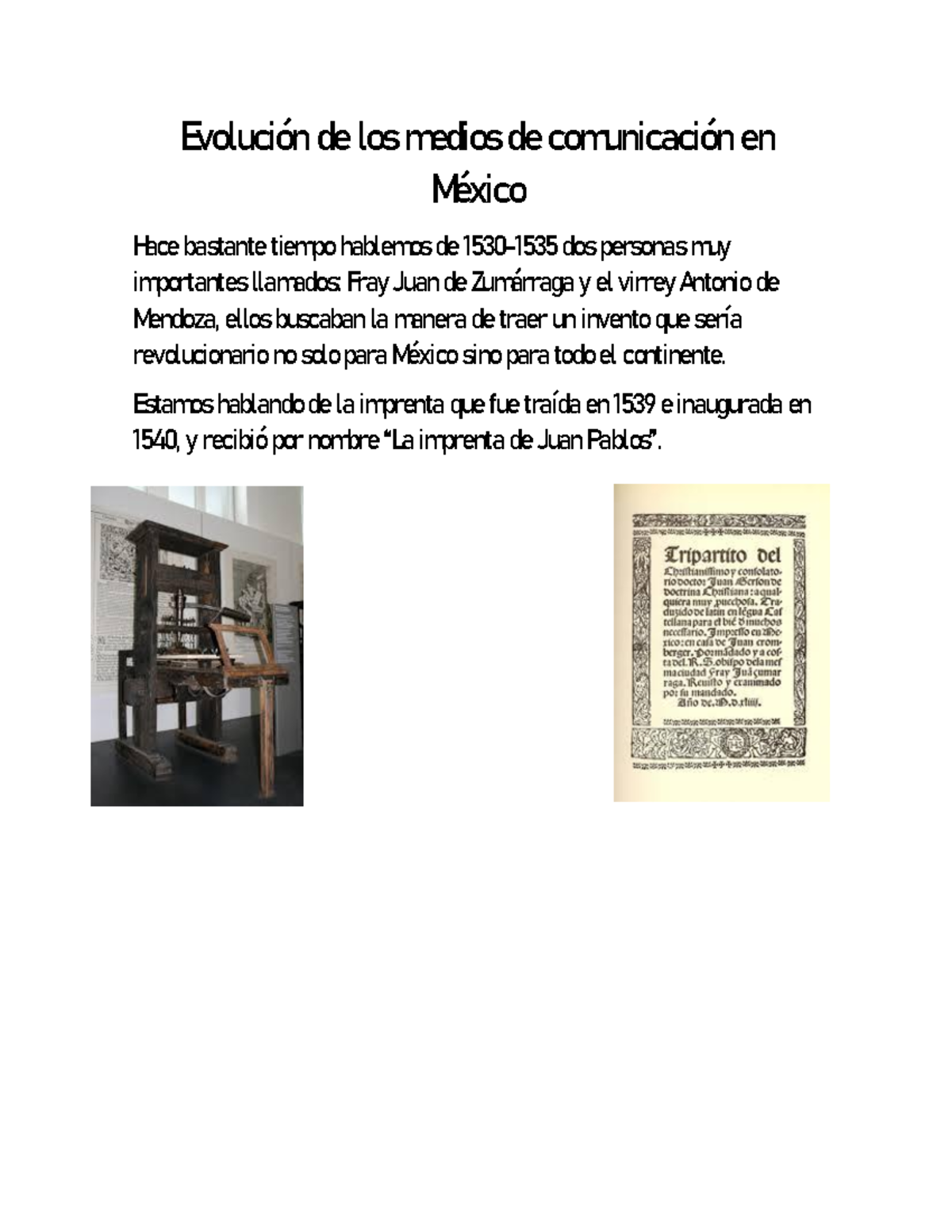 Evolución de los Medios de Comunicación en México (1530-1990) - Studocu