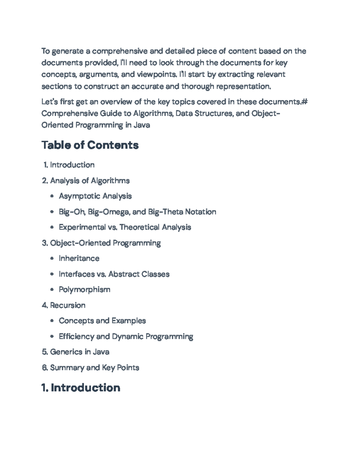 Comprehensive Guide to Algorithms, Data Structures & OOP in Java - To ...