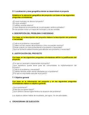 Cronograma de actividades de manejo de especie pecuaria - ACTIVIDADES ...