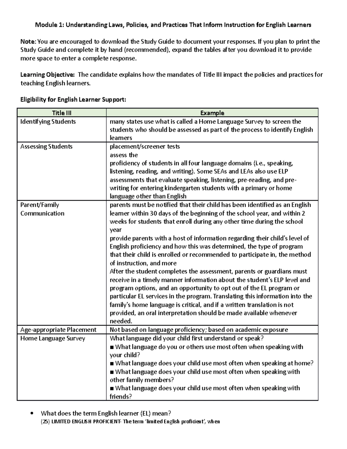 D169 Task 1 - An example of a passed task for D169. - Elli Sanchez D169 ...