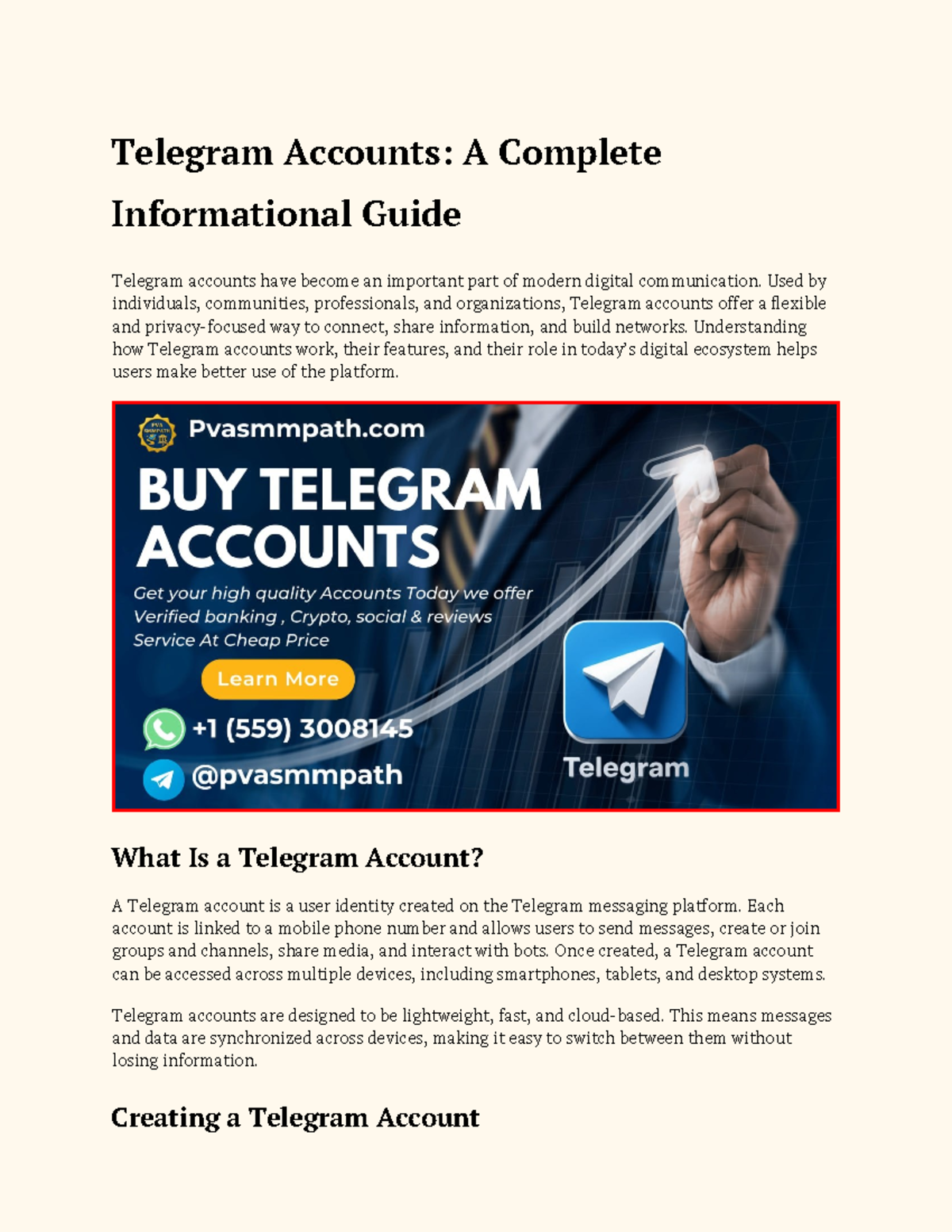 Telegram Accounts A Comprehensive Guide to Usage and Management Studocu